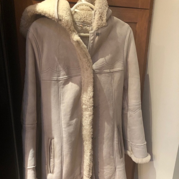 Vintage Real Shearling Medium Coat - Picture 1 of 4